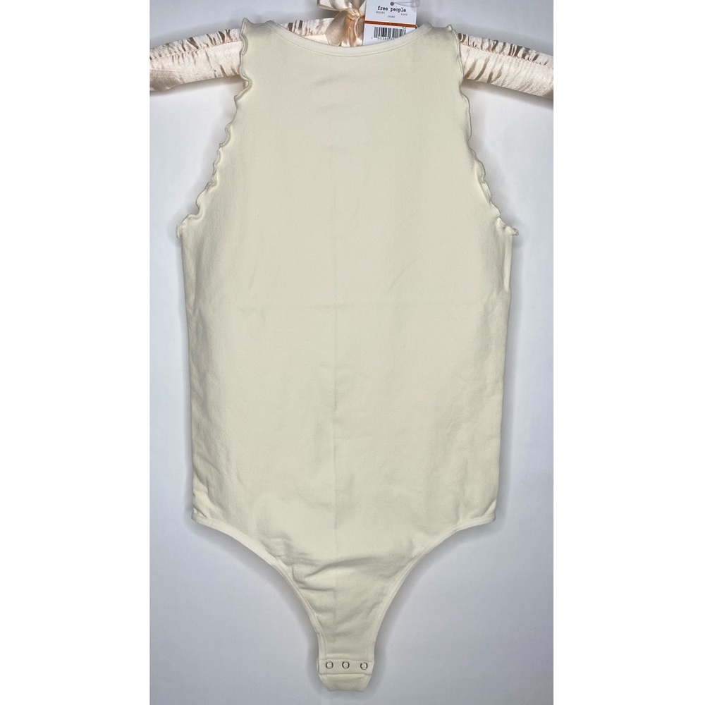 Free People NWT Ivory Feels Right Bodysuit XS/S